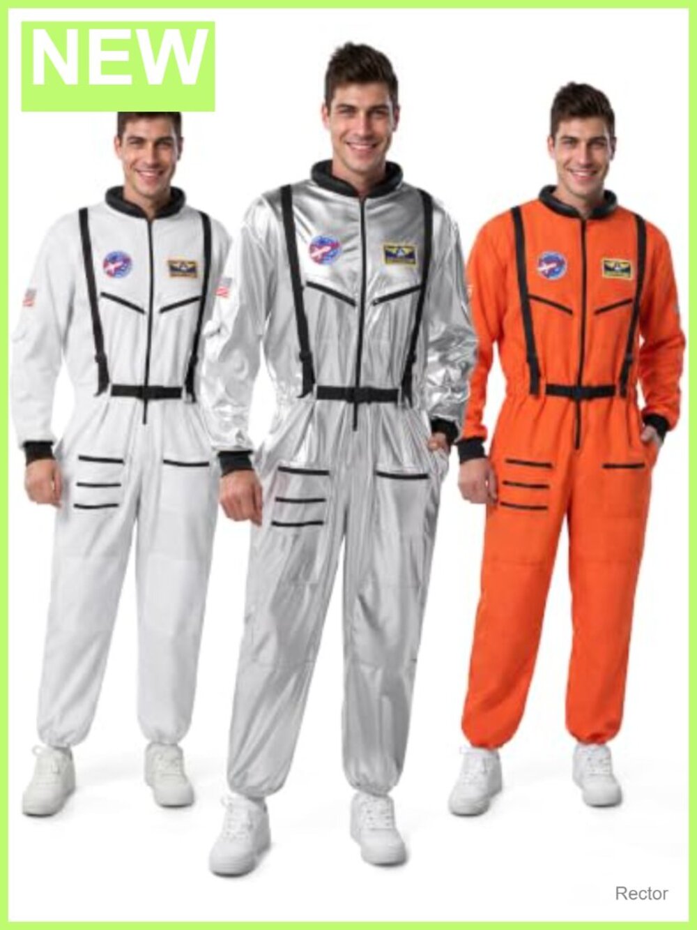 Astronaut Costume Men Space Suit Jumpsuit Cosplay